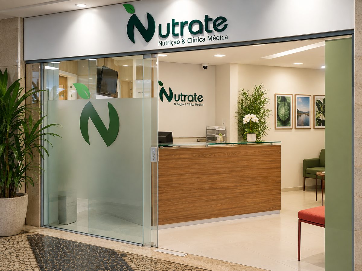 Entrada da Nutrate na unidade Copacabana