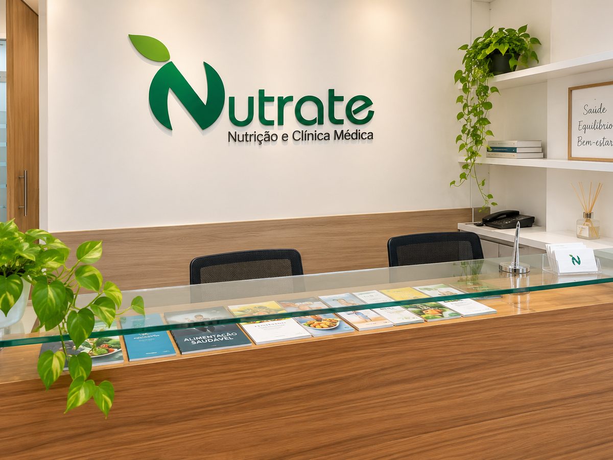 Recepção da unidade Nutrate Copacabana